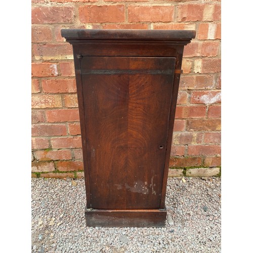 218 - MAHOGANY POT CUPBOARD