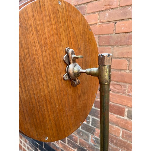 241 - EARLY 20TH CENTURY CIRCULAR SHAVING MIRROR VANITY STAND