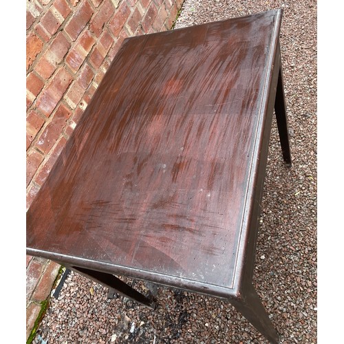 62 - 18TH CENTURY AND  LATER SIDE TABLE WITH SINGLE FRIEZE DRAWER