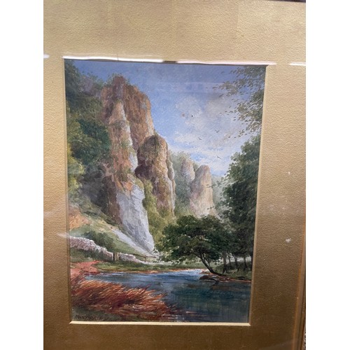 278 - JOHN THORLEY (1859 - 1933) WATERCOLOURS LAKELAND LANDSCAPES A PAIR FRAMED AND GLAZED 25CM X 34CM APP... 