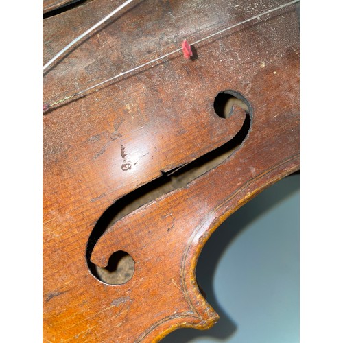 511 - UNMARKED VIOLIN A/F