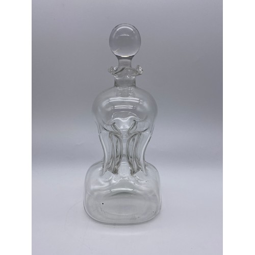 482 - TWO CLUTHA TYPE SPIRIT DECANTERS