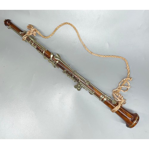 500 - GOOD QUALITY LATE 19TH CENTURY ROSEWOOD OBOE