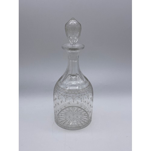 492 - SELECTION OF GLASS DECANTERS INC. WATERFORD, THOMAS WEBB, GLOBULAR DUTCH EXAMPLES (SOME A/F AND WITH... 