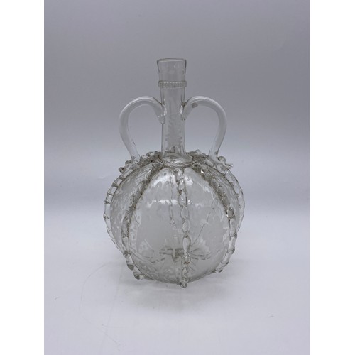 492 - SELECTION OF GLASS DECANTERS INC. WATERFORD, THOMAS WEBB, GLOBULAR DUTCH EXAMPLES (SOME A/F AND WITH... 