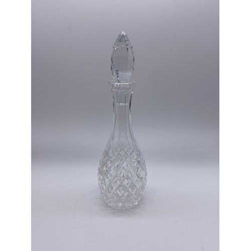 492 - SELECTION OF GLASS DECANTERS INC. WATERFORD, THOMAS WEBB, GLOBULAR DUTCH EXAMPLES (SOME A/F AND WITH... 