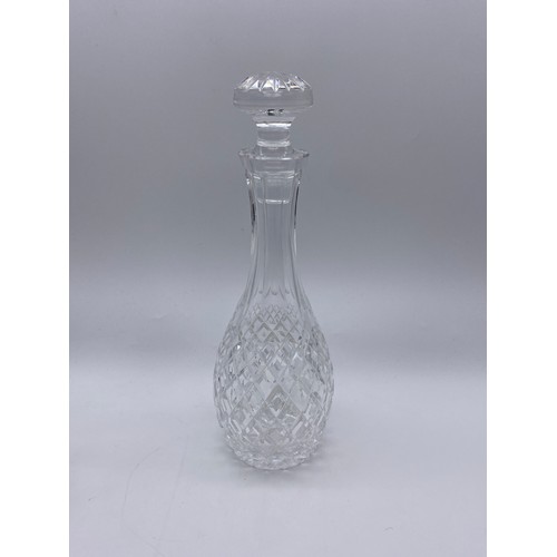 492 - SELECTION OF GLASS DECANTERS INC. WATERFORD, THOMAS WEBB, GLOBULAR DUTCH EXAMPLES (SOME A/F AND WITH... 