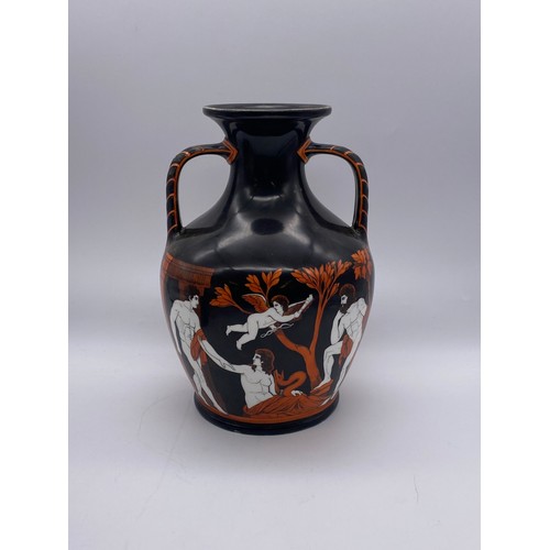 793 - 19TH CENTURY SAMUEL ALCOCK AND CO. COPY OF THE PORTLAND VASE NUMBER 9283