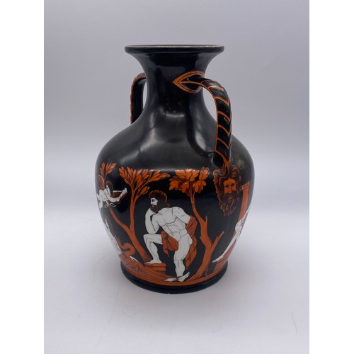 793 - 19TH CENTURY SAMUEL ALCOCK AND CO. COPY OF THE PORTLAND VASE NUMBER 9283