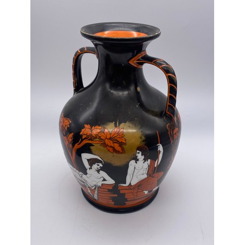 793 - 19TH CENTURY SAMUEL ALCOCK AND CO. COPY OF THE PORTLAND VASE NUMBER 9283