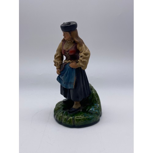 792 - JOSE ALVES CUNHA POTTERY FIGURE OF RUSSIAN PEASANT 20CM HEIGHT APPROX