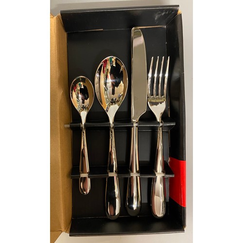 833 - THREE BOXES OF ALESSI FOUR PIECE CUTLERY TABLE SET