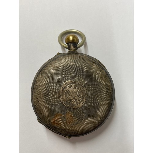 736A - 925 SILVER CASED LEAVER POCKET WATCH