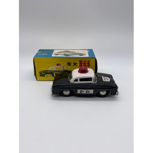 732 - BOXED CHINESE MF900 POLICE FRICTION CAR