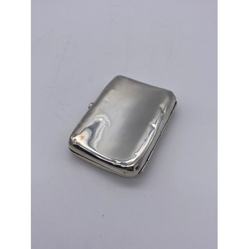 416 - SILVER CIGARETTE CASE 2.2 OZ APPROX