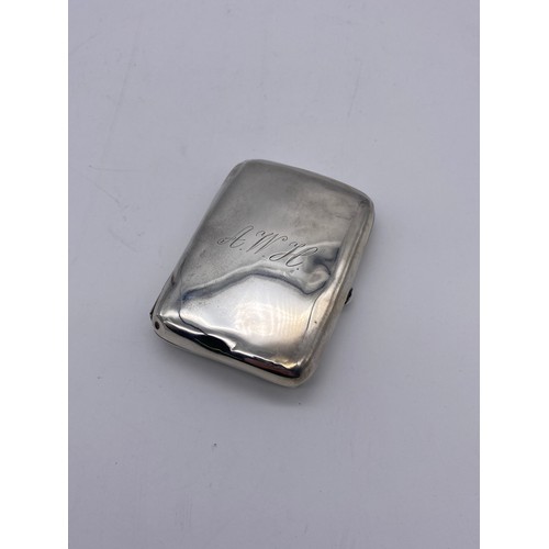 416 - SILVER CIGARETTE CASE 2.2 OZ APPROX