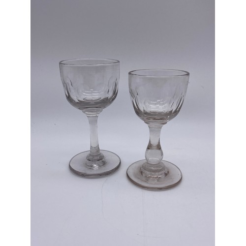 878 - SELECTION OF MAINLY 19TH AND EARLY 19TH CENTURY DRINKING GLASSES