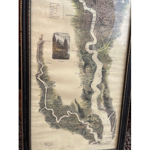 277 - TOMBLESONS PANORAMIC MAP OF THE THAMES AND MEDWAY