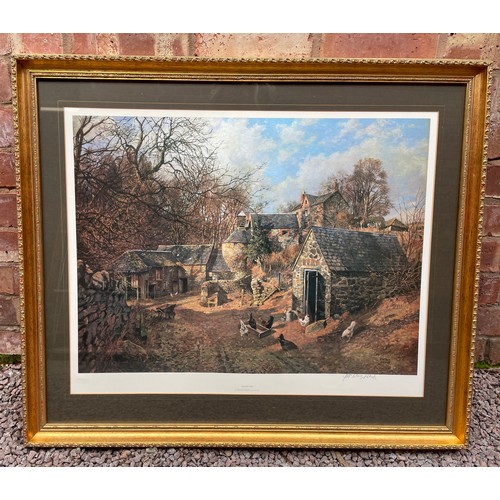 248 - J MACINTOSH PATRICK PRINT OF KNAPP MILL SIGNED IN PENCIL WITH BLIND PROOF STAMP