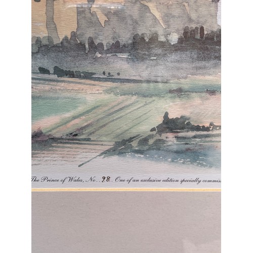 261 - LIMITED EDITION PRINT HRH THE PRINCE OF WALES NUMBER 98 A VIEW IN SOUTH OF FRANCE