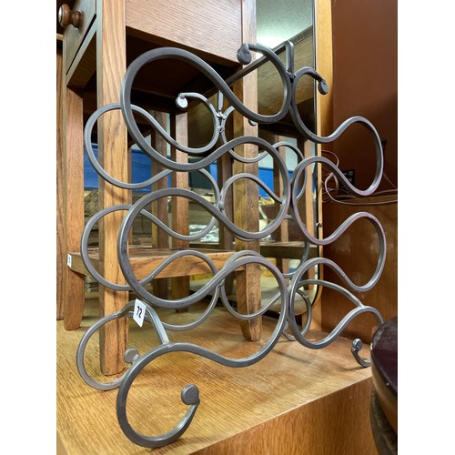 72 - WIRE WORK WINE RACK