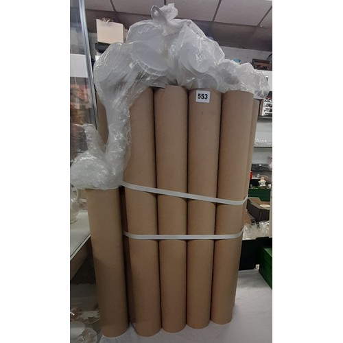 553 - BUNDLE OF CARD BOARD POSTAGE TUBES