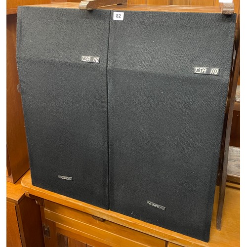 82 - PAIR OF WHARFDALE TSR110 SPEAKERS