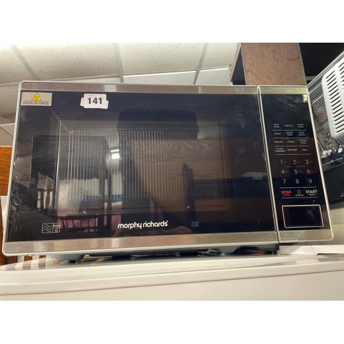 141 - MORPHY RICHARDS MICROWAVE OVEN