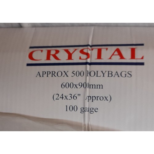 561 - TWO BOXES OF SAPPHIRE HIGH QUALITY POLY BAGS