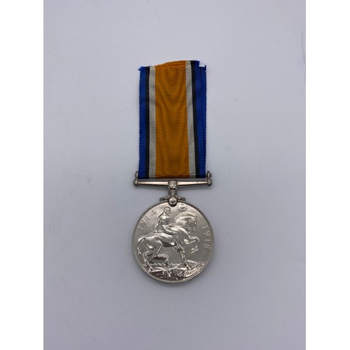 445 - WWI MEDAL DUO - 53861 PTE P J PADLEY CHES. R.