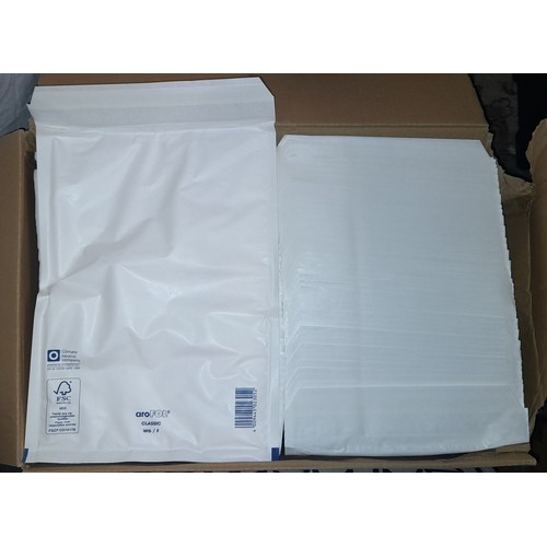 569 - TWO BOXES OF FEATHER LIGHT MAILING BAGS