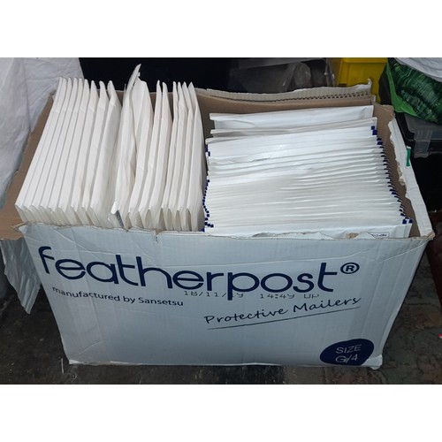 569 - TWO BOXES OF FEATHER LIGHT MAILING BAGS