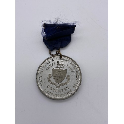 442 - KING GEORGE V CORONATION MEDAL CITY OF COVENTRY WILLIAM LEE - MAYOR - VICTORIA. 60 YEARS OF  HER REI... 