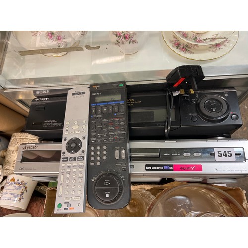 545 - SONY DVD PLAYERS WITH REMOTES