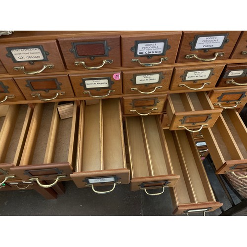 187 - EIGHT SECTION MULTI DRAWER FILING CHEST