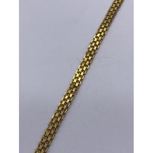 460A - ITALIAN 9CT GOLD MESH BRACELET 5.2G APPROX