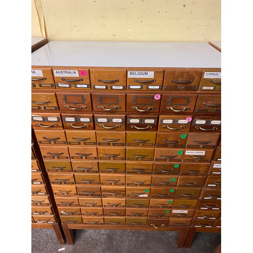 221 - 11 TIER MULTI DRAWER INDEX FILING CHEST