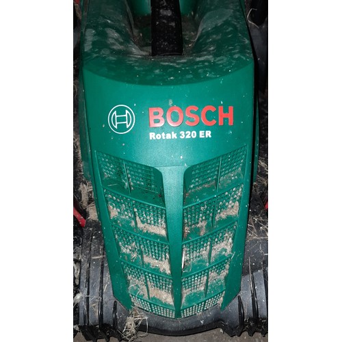 206 - BOSCH ROTAK MOWER AND STRIMMER