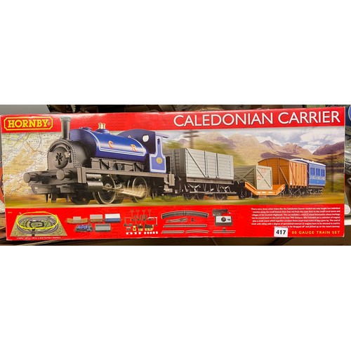 417 - HORNBY 00 GUAGE CALEDONIAN CARRIER TRAIN SET