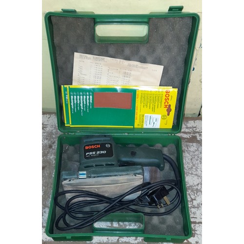 483 - VARIOUS CASED ELECTRIC DRILL AND POWER TOOLS, SANDER AND DRILL BIT SHARPENER