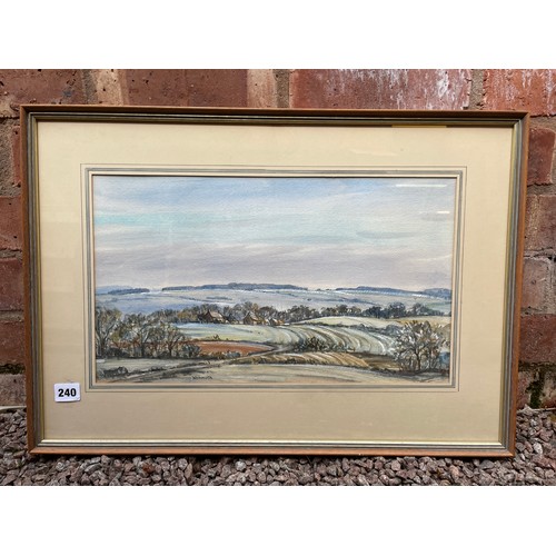 756 - WATER COLOUR ENTITLED WILMOFF FRAMED AND GLAZED