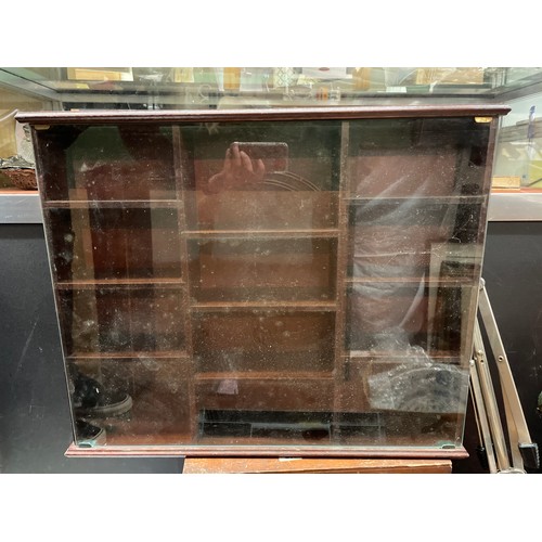 757 - WALL MOUNTED DISPLAY CASE