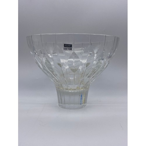 351 - STUART LUXTON COLLECTION CUT GLASS BOWL