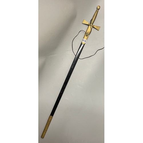 519 - MASONIC LODGE CEREMONIAL DRESS SWORD