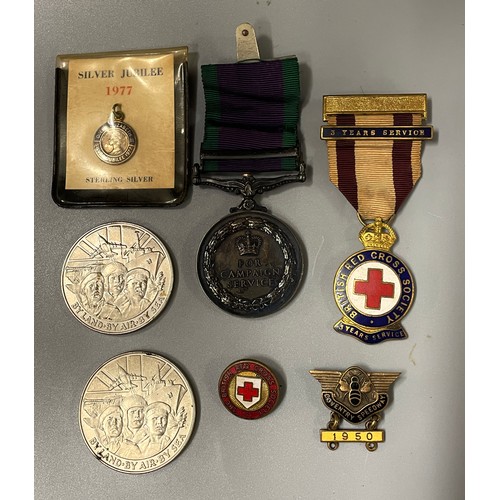 603 - 24100441 L/CPL PE DEXTER REME CAMPAIGN SERVICE MEDAL WITH NORTHERN IRELAND BAR, ABRITISH RED CROSS S... 