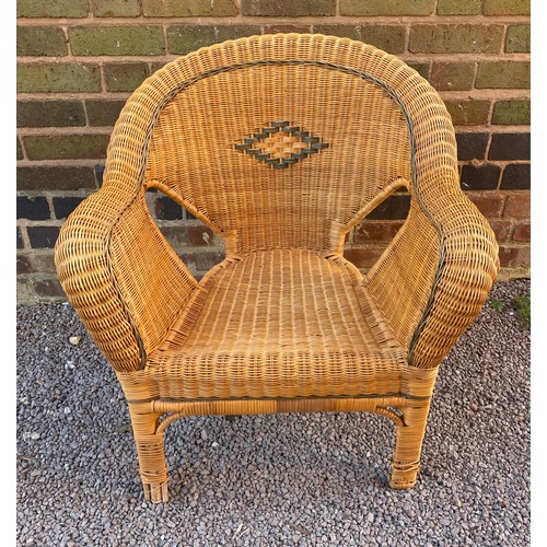 69 - RATTAN BASKET CHAIR