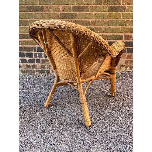 69 - RATTAN BASKET CHAIR