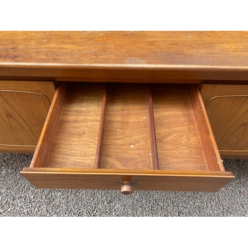 202 - 1970S NATHAN SQUARES TEAK LONG SIDEBOARD