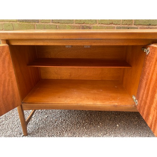 202 - 1970S NATHAN SQUARES TEAK LONG SIDEBOARD