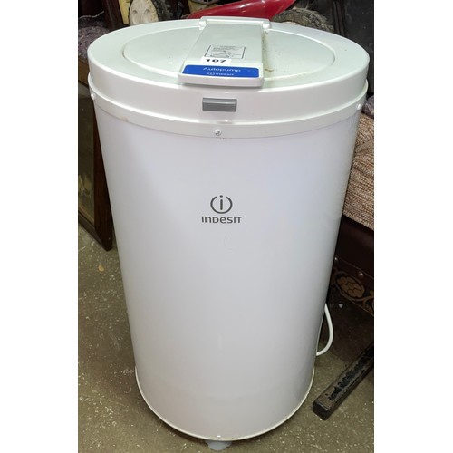 107 - INDESIT CYLINDER SPIN DRYER